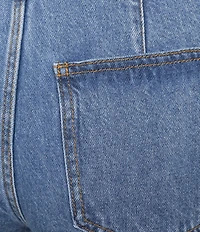 Every Stretch Denim Mid Rise Wide Leg Jeans