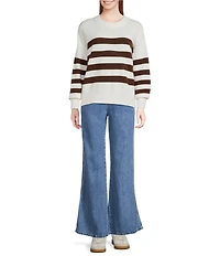 Every Stretch Denim Mid Rise Wide Leg Jeans