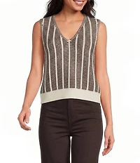 Every V-Neck Sleeveless Sweater Vest