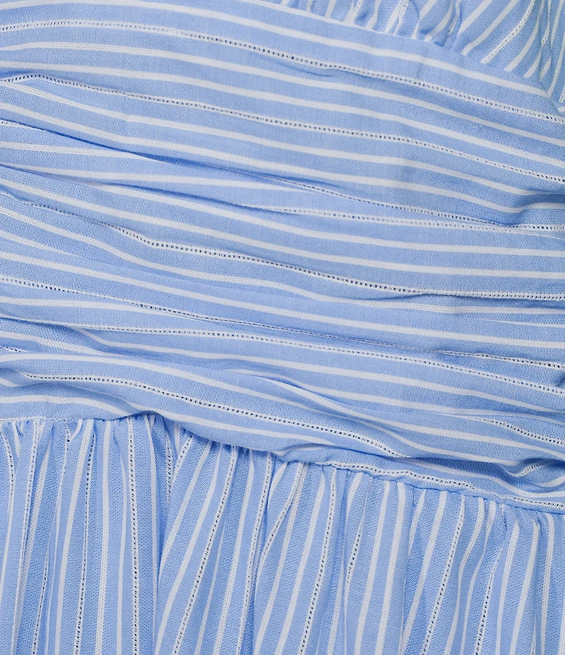 Every Woven V-Neck Sleeveless Drop Waist Midi Dress