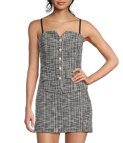 Evolutionary Boucle Button Front Coordinating Top