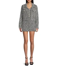 Evolutionary Boucle Side Slit Coordinating Skirt