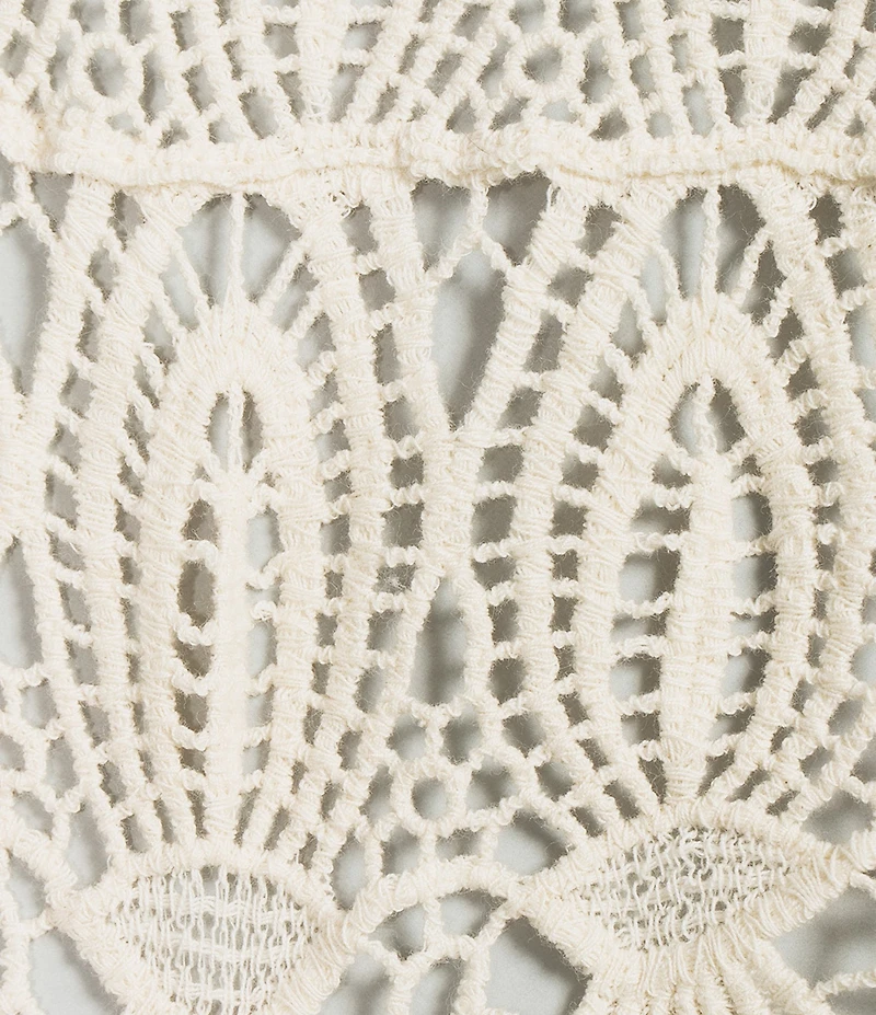 Evolutionary Crochet Long Bell Sleeve Sweater Top