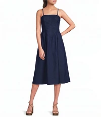 Evolutionary Denim Midi Dress