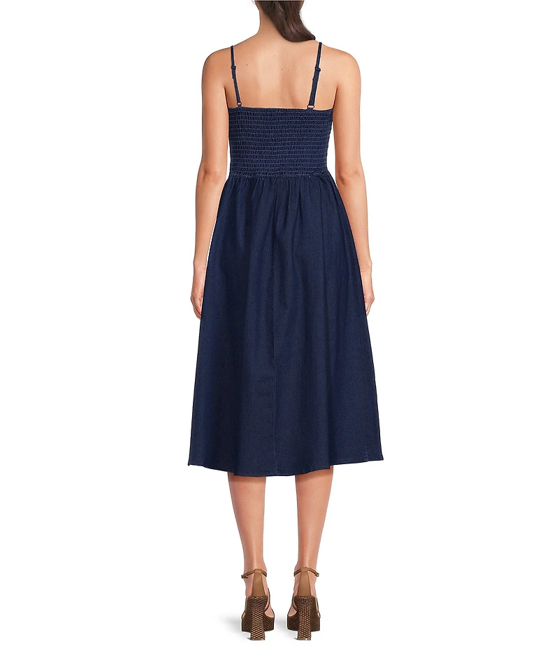 Evolutionary Denim Midi Dress