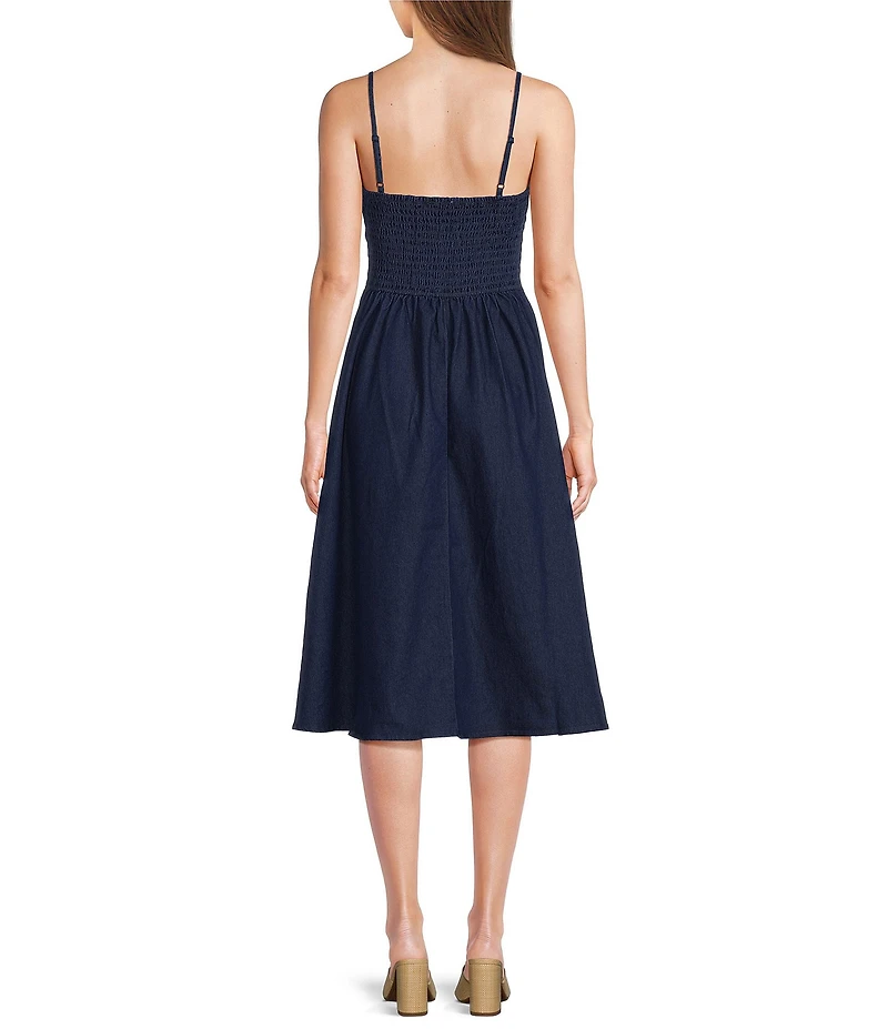 Evolutionary Denim Midi Dress