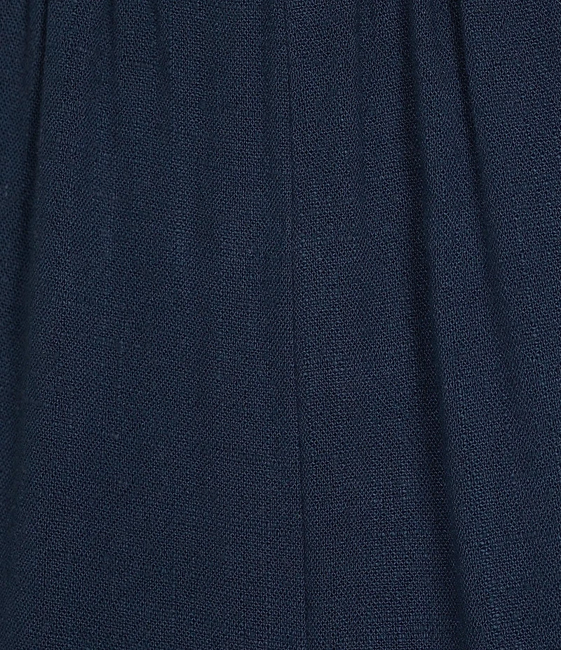 Evolutionary Denim Tie Front Wide Leg Pants