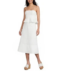 Evolutionary Eyelet Embroidered Flowy Top