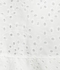 Evolutionary Eyelet Midi Skirt