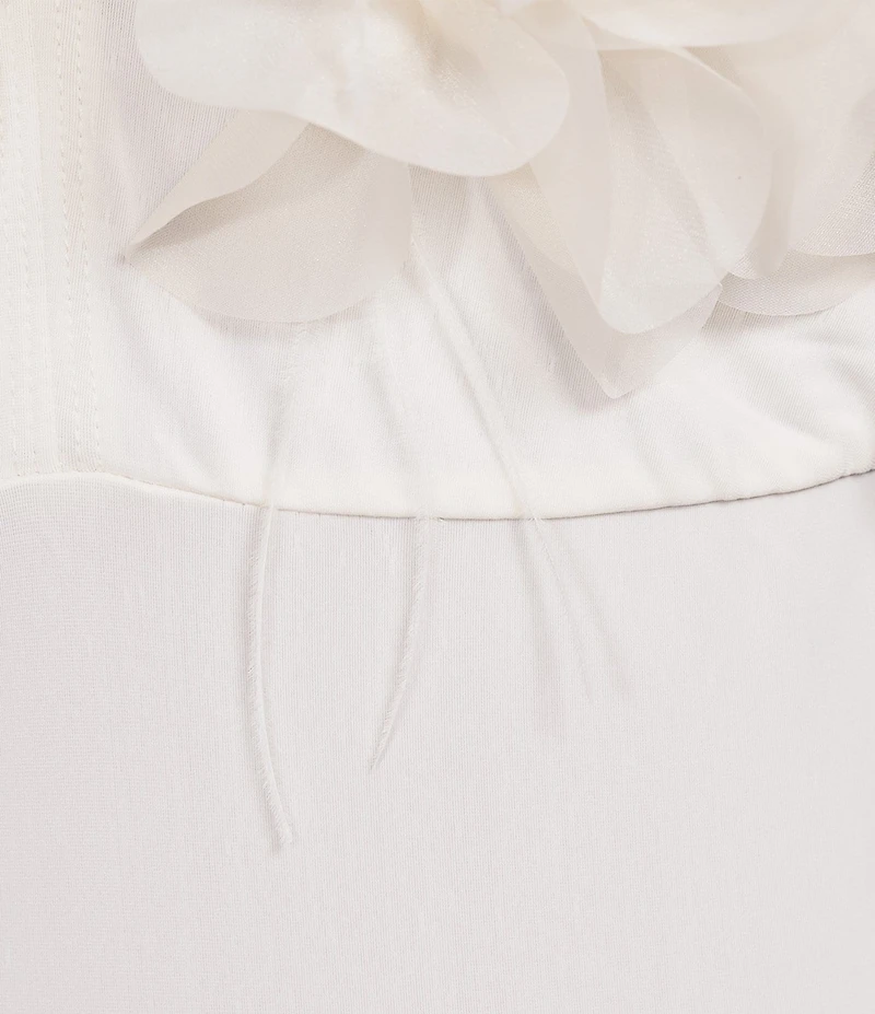 Evolutionary Floral V-Neck Bodysuit