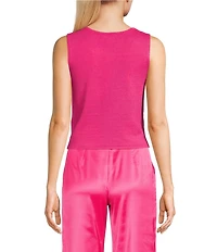 Evolutionary Fringe Hem Sweater Tank Top