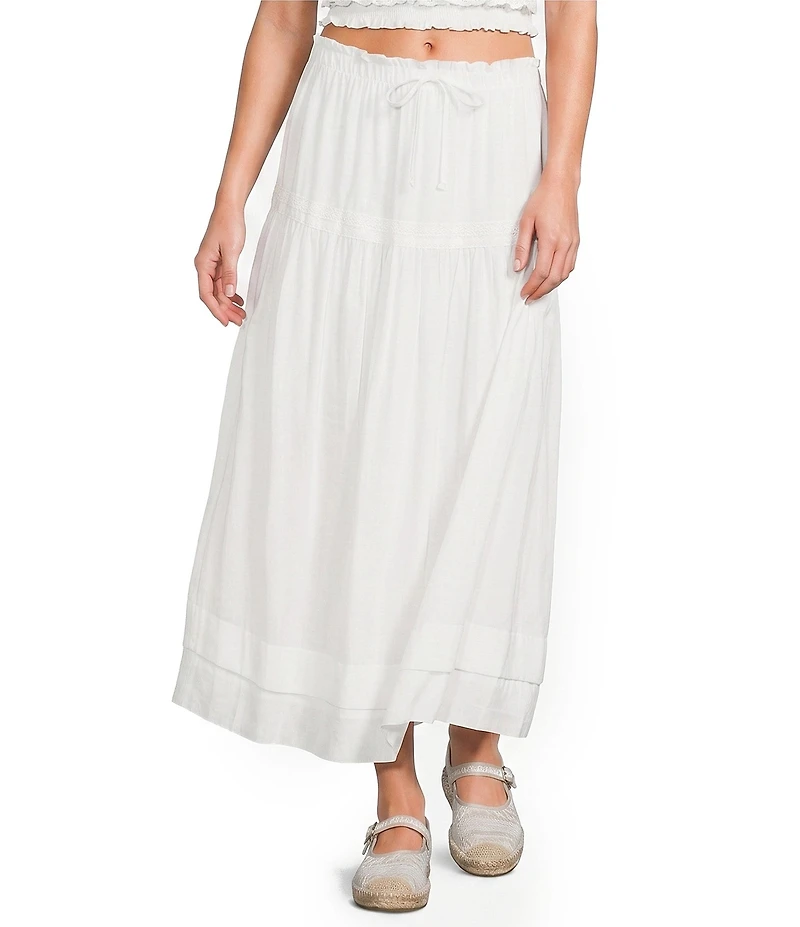 Evolutionary Front Tie Maxi Skirt