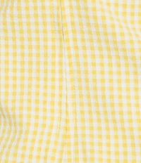 Evolutionary Gingham Tie Shoulder Dress