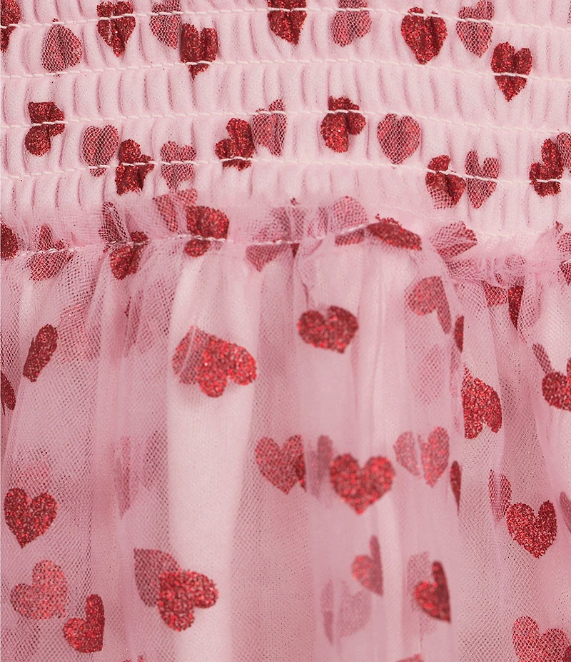 Evolutionary Heart Print Sleeveless V-Neck Top