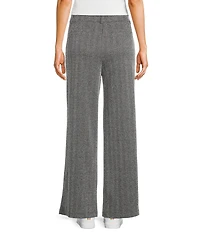 Evolutionary Herringbone Mid Rise Full Length Trousers