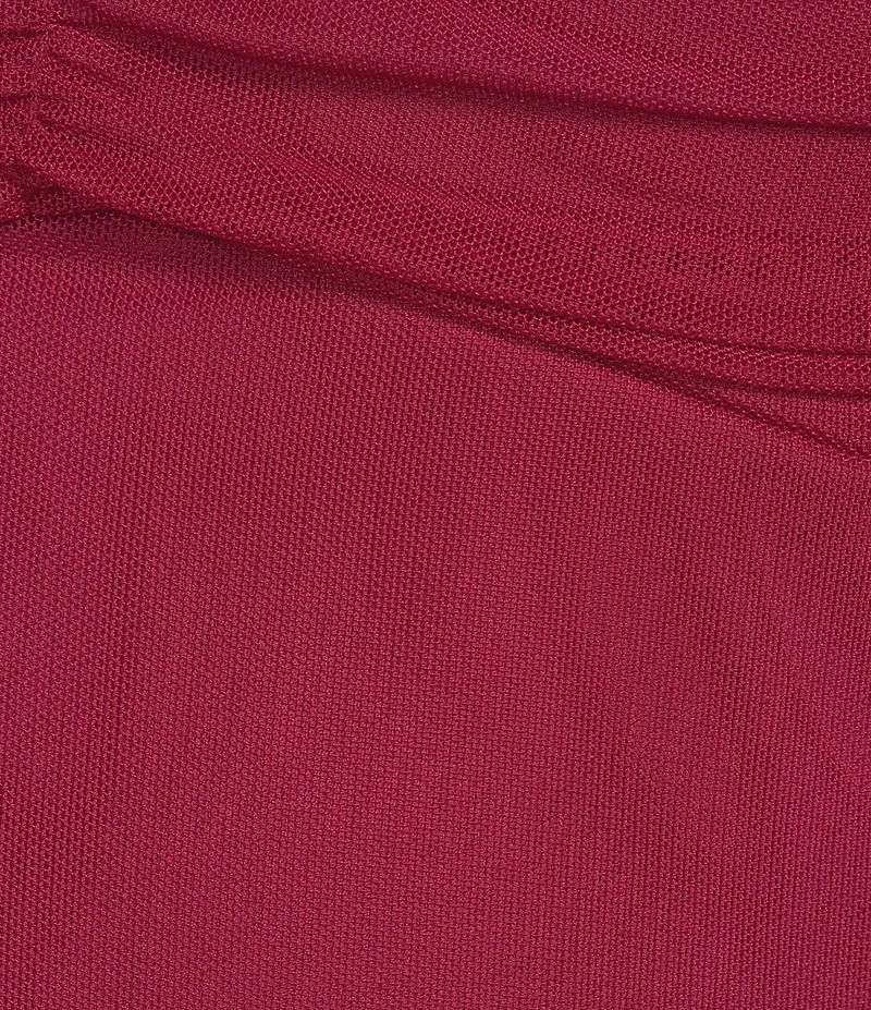 Evolutionary Mesh Boat Neck Long Sleeve Top