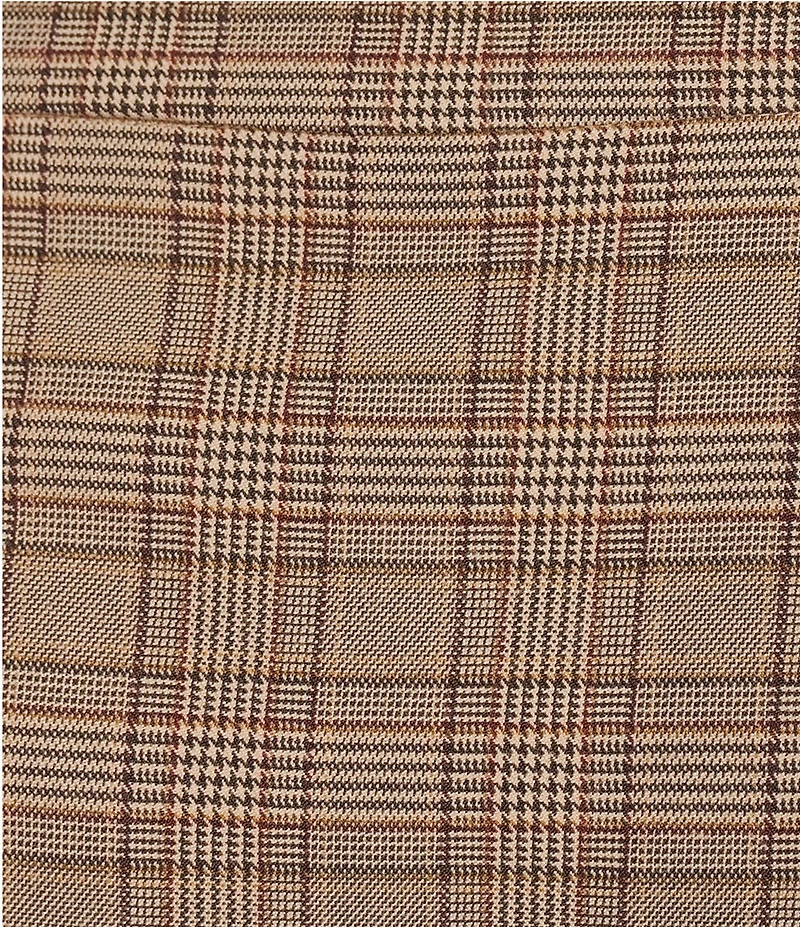 Evolutionary Plaid Bow Pleated Coordinating Mini Skirt