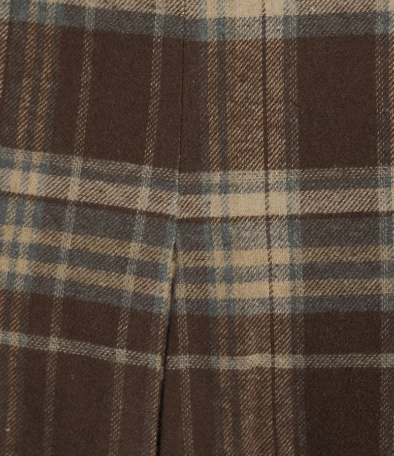 Evolutionary Plaid Mini Skirt