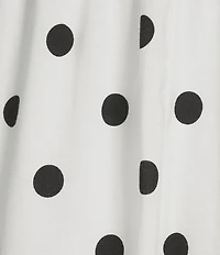 Evolutionary Polka Dot Square Neck Corseted Dress