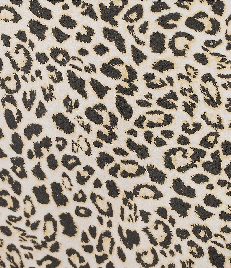 Evolutionary Satin Slip Animal Print Skirt