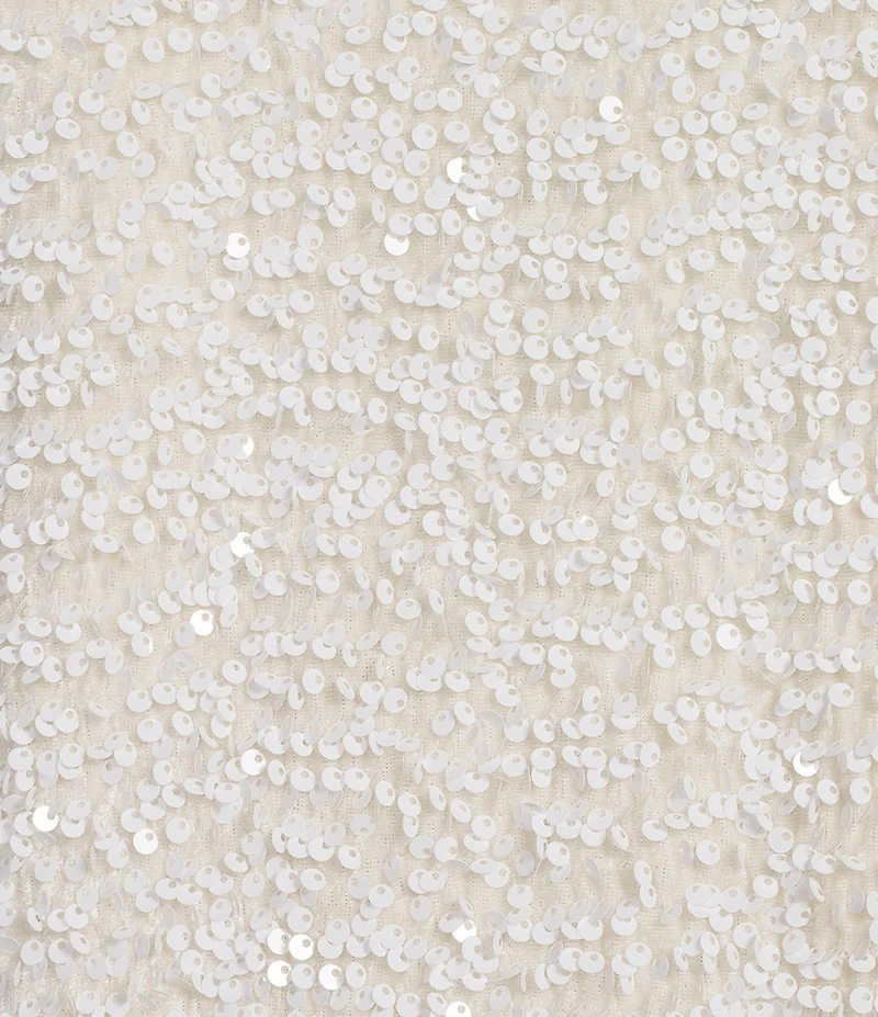 Evolutionary Sequin Velvet Bow Front Long Sleeve Coordinating Top