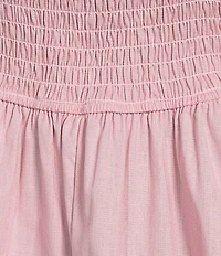 Evolutionary Short Puff Sleeve Square Neck Ric Rac Trim Dress