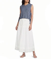 Evolutionary Sleeveless Side Tie Top