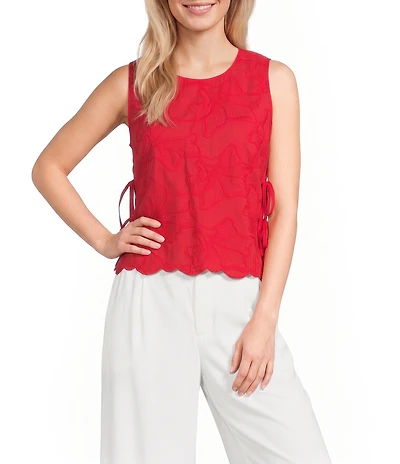Evolutionary Sleeveless Side Tie Top