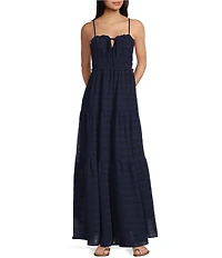 Evolutionary Sleeveless Spaghetti Strap Emma Tier Dress
