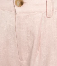 Evolutionary Solid Pleated Mid Rise Shorts