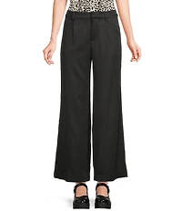 Evolutionary Solid Twill Mid Rise Full Length Trousers