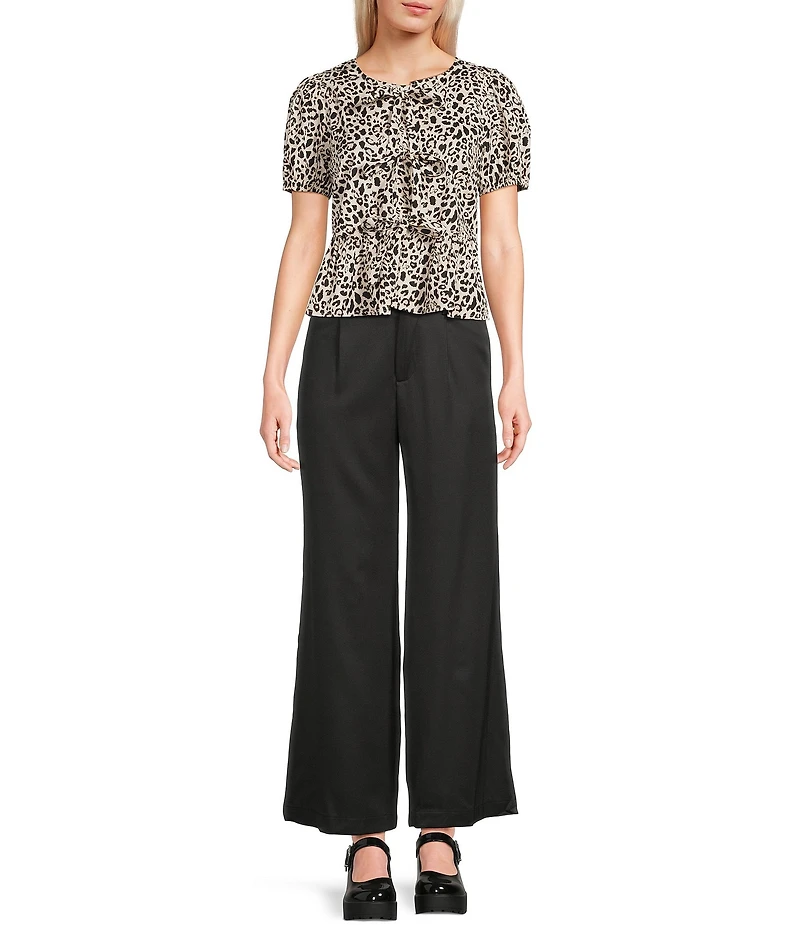 Evolutionary Solid Twill Mid Rise Full Length Trousers