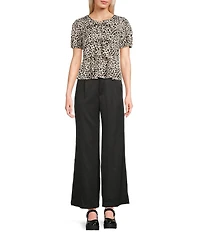 Evolutionary Solid Twill Mid Rise Full Length Trousers
