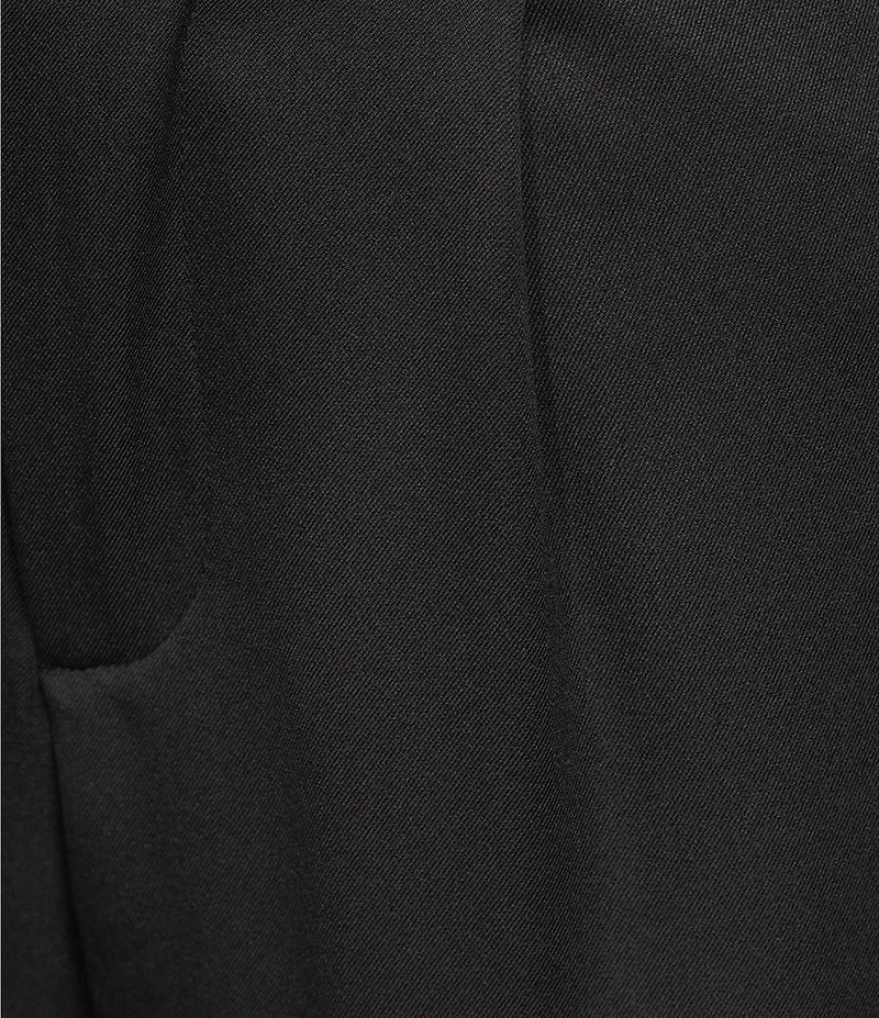 Evolutionary Solid Twill Mid Rise Full Length Trousers