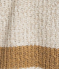 Evolutionary Split V-Neck Short Sleeve Sweater