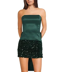 Evolutionary Strapless Bow Back Top