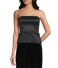 Evolutionary Strapless Bow Back Top