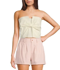 Evolutionary Strapless Bow Top