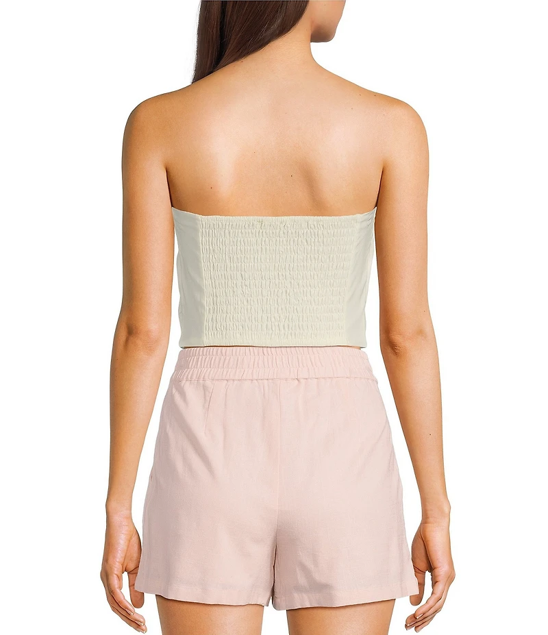 Evolutionary Strapless Bow Top