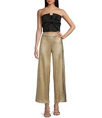 Evolutionary Strapless Large Bow Pullover Top