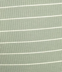 Evolutionary Striped Ruffle Short Sleeve Top
