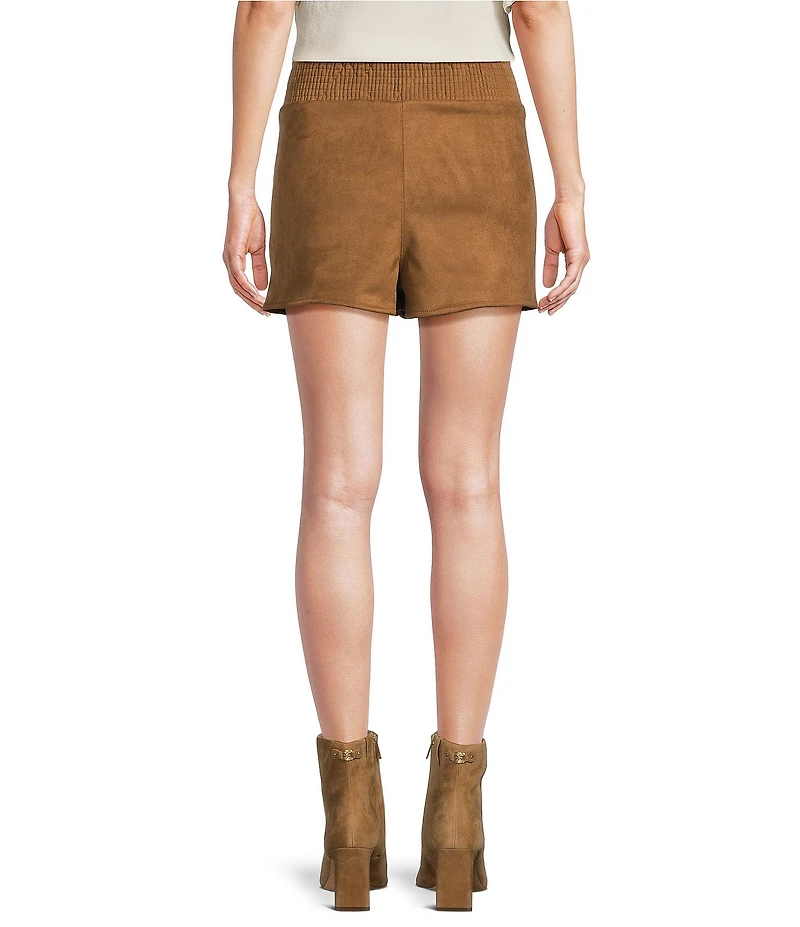 Evolutionary Suede Mini Skort