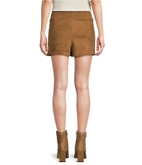 Evolutionary Suede Mini Skort
