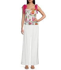 Evolutionary Twill Mid Rise Straight Leg Pants