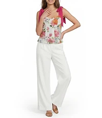 Evolutionary Twill Mid Rise Straight Leg Pants