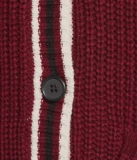 Evolutionary V-Neck Button Front Long Sleeve Cardigan