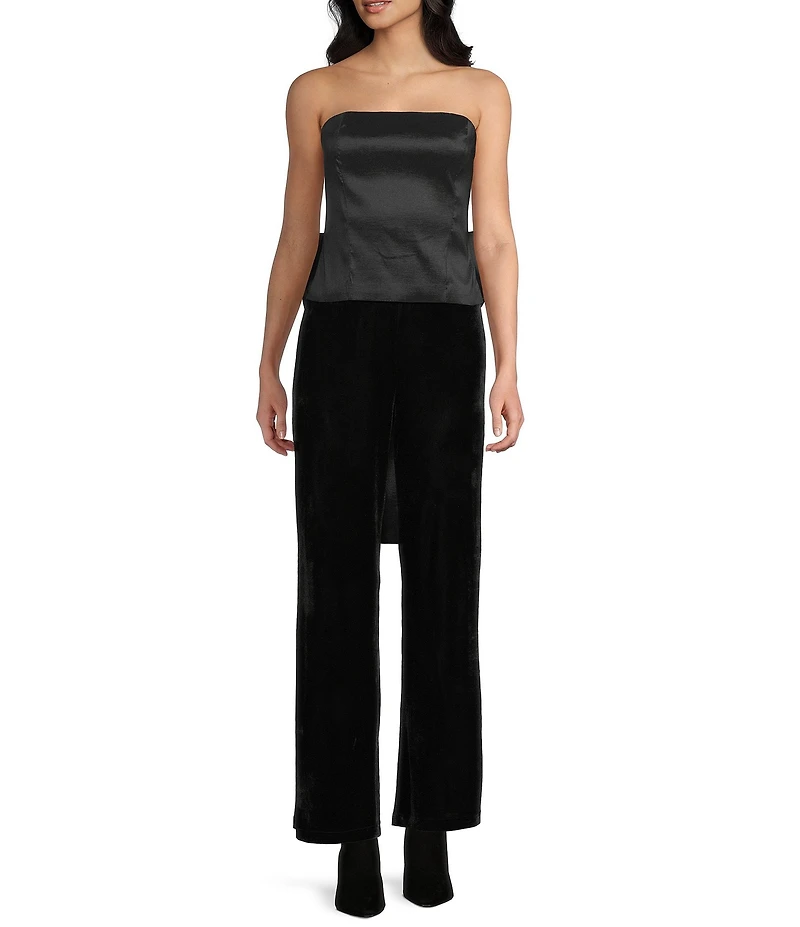 Evolutionary Velvet Mid Rise Pull-On Pants