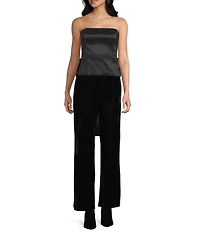 Evolutionary Velvet Mid Rise Pull-On Pants