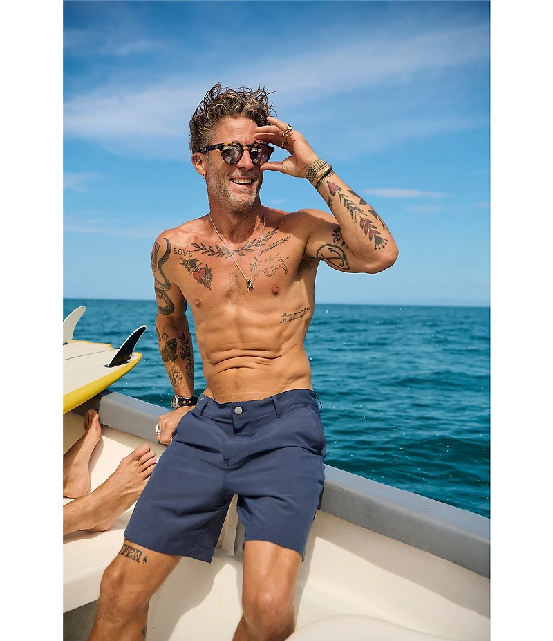 Faherty All Day 2.0 Stetch 8#double; Inseam Shorts