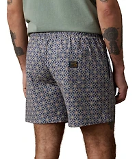 Faherty All Day 6#double; Inseam Golden Lotus Tile Swim Trunks
